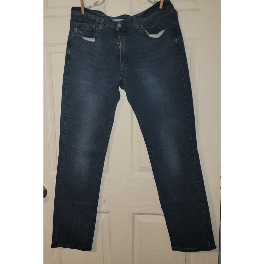 LEVI STRAUSS Men's 514 Dark Blue Straight Fit Jeans Size 36x34